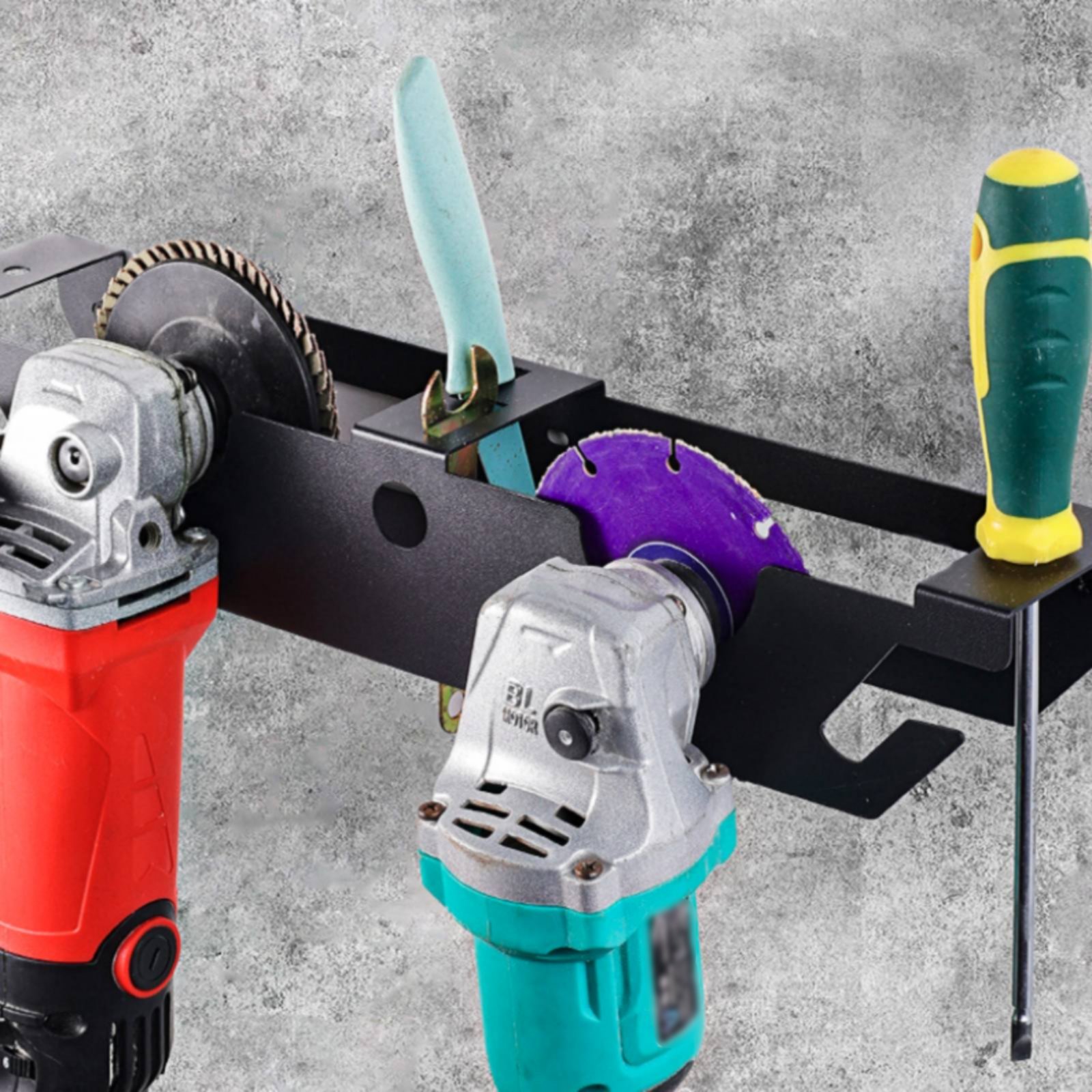 Power Tools Rack - 4 Bay Angle Grinder Rack Thickened