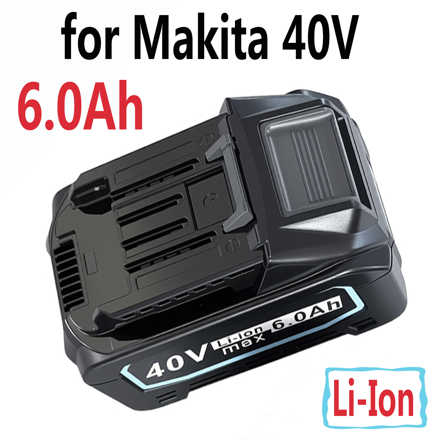 Makita Power Tools Xgt - High quality 6.0Ah Li-ion replacement Battery