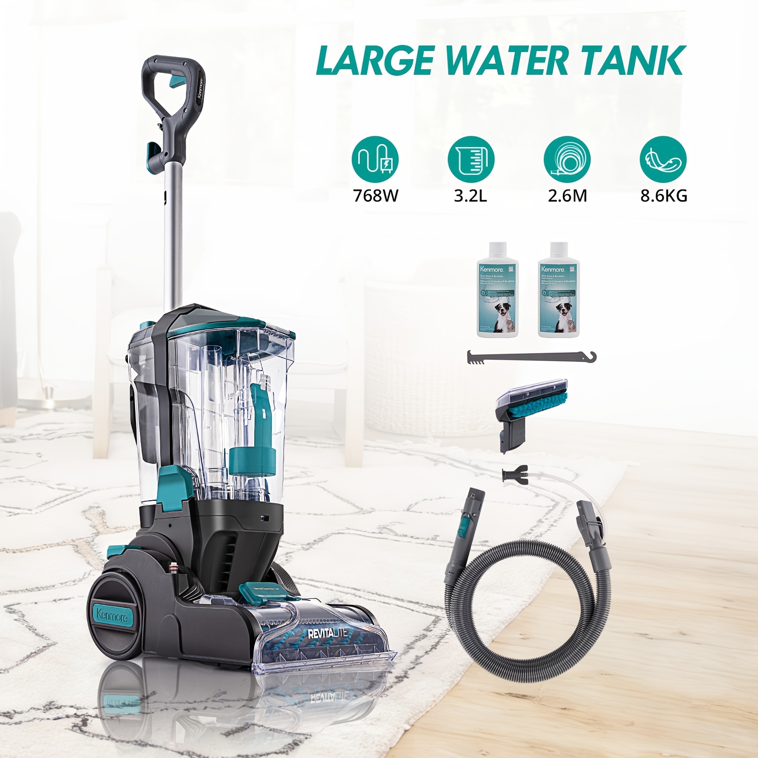 Power Tools Guide - Professional Grade Dual Powered Brushroll Carpet