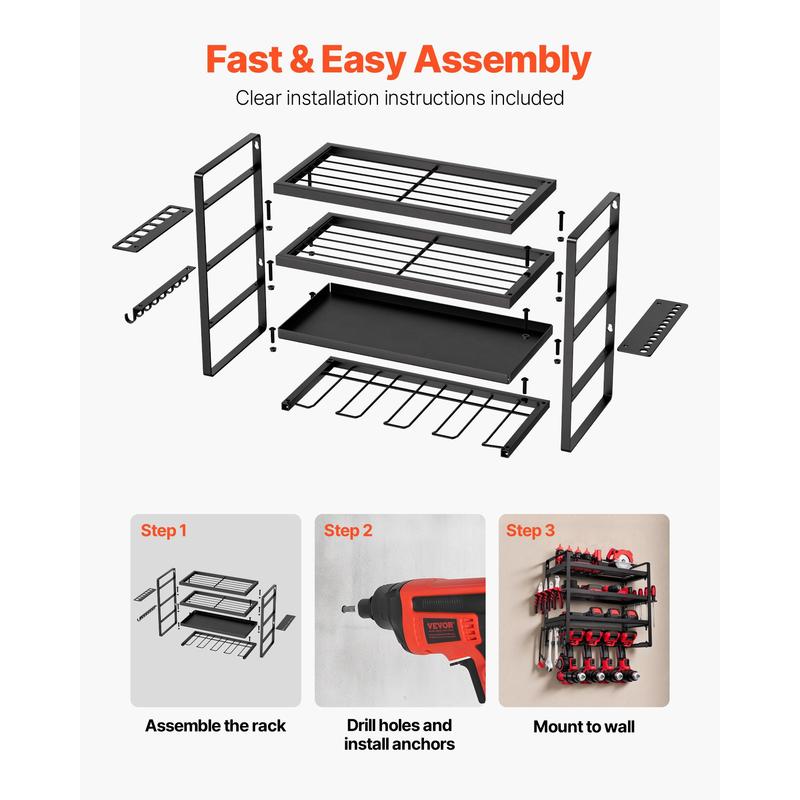 Free Shipping-Power Tool Organ - đánh giá và giá Power Tools Rack