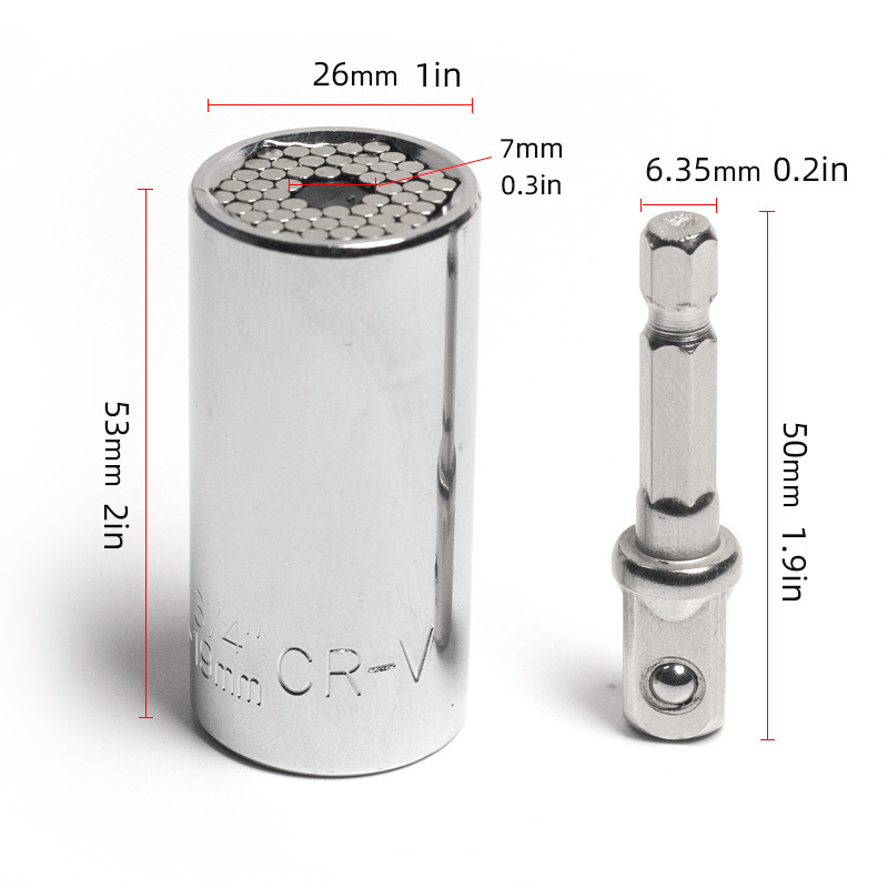 Universal Socket Wrench Head S - đánh giá và giá Power Key Tools