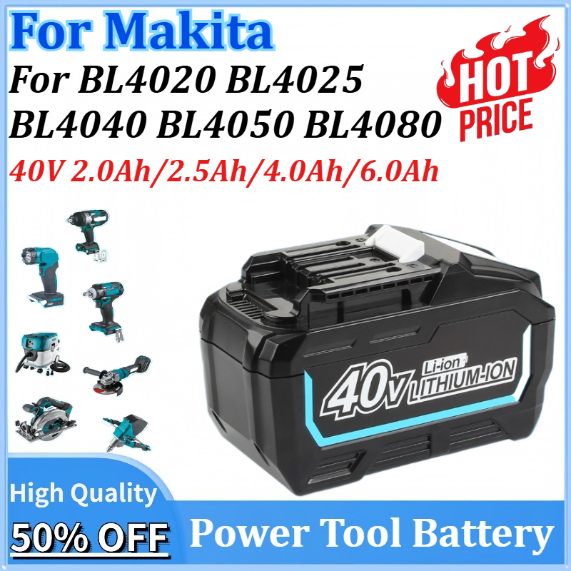 40V 2.0Ah 2.5Ah 4.0Ah 6.0Ah Po - đánh giá và giá Makita Power Tools Xgt