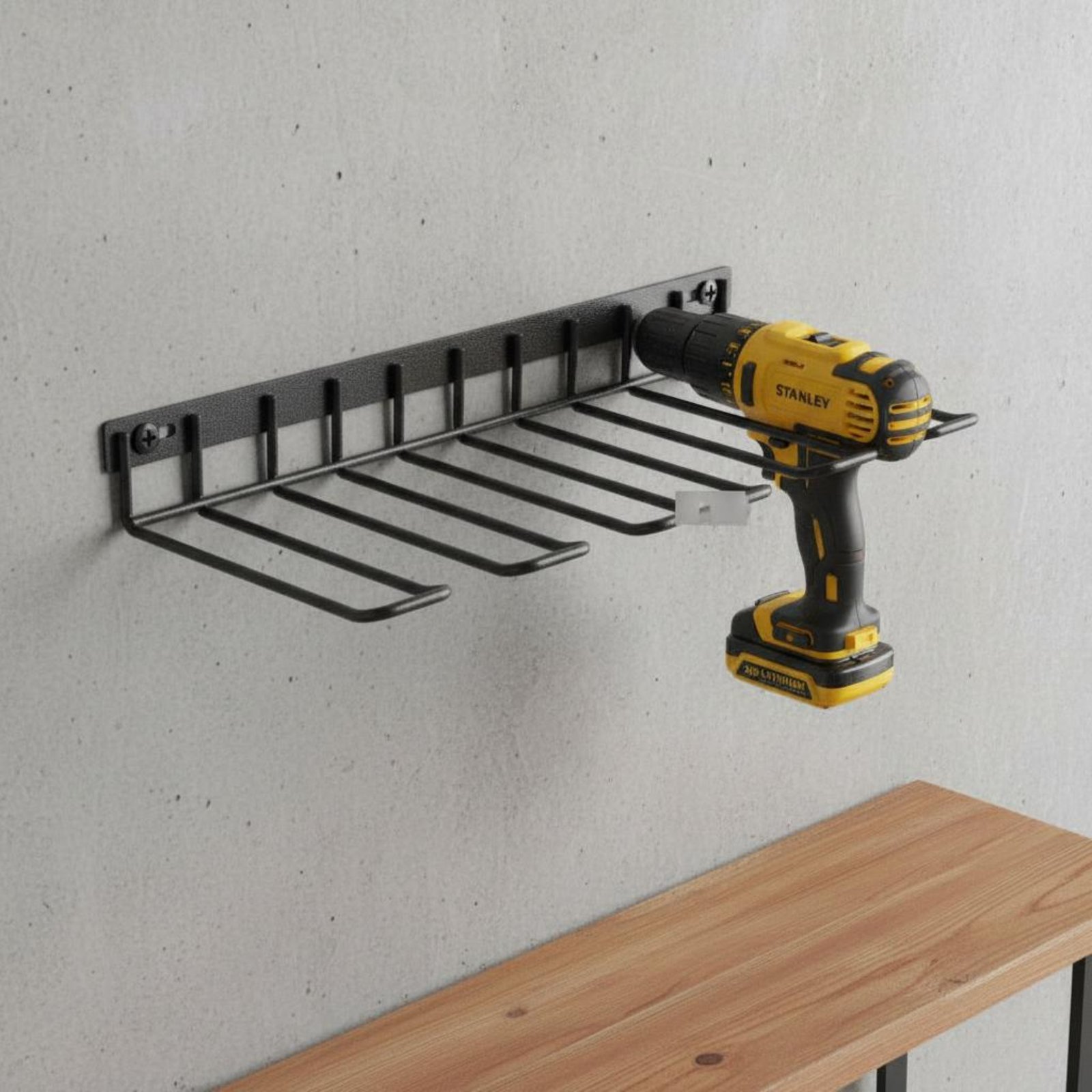 Drill Holder Rack Heavy Duty W - đánh giá và giá Power Tools Rack