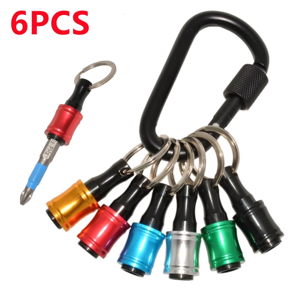 6pcs color key chain quick-cha - đánh giá và giá Power Key Tools