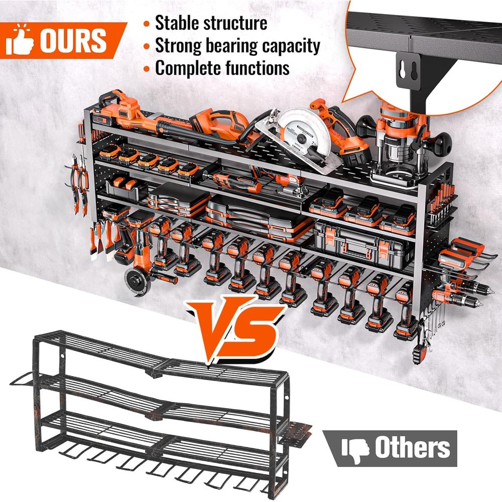 Large Power Tool Organizer Wal - đánh giá và giá Power Tools Rack