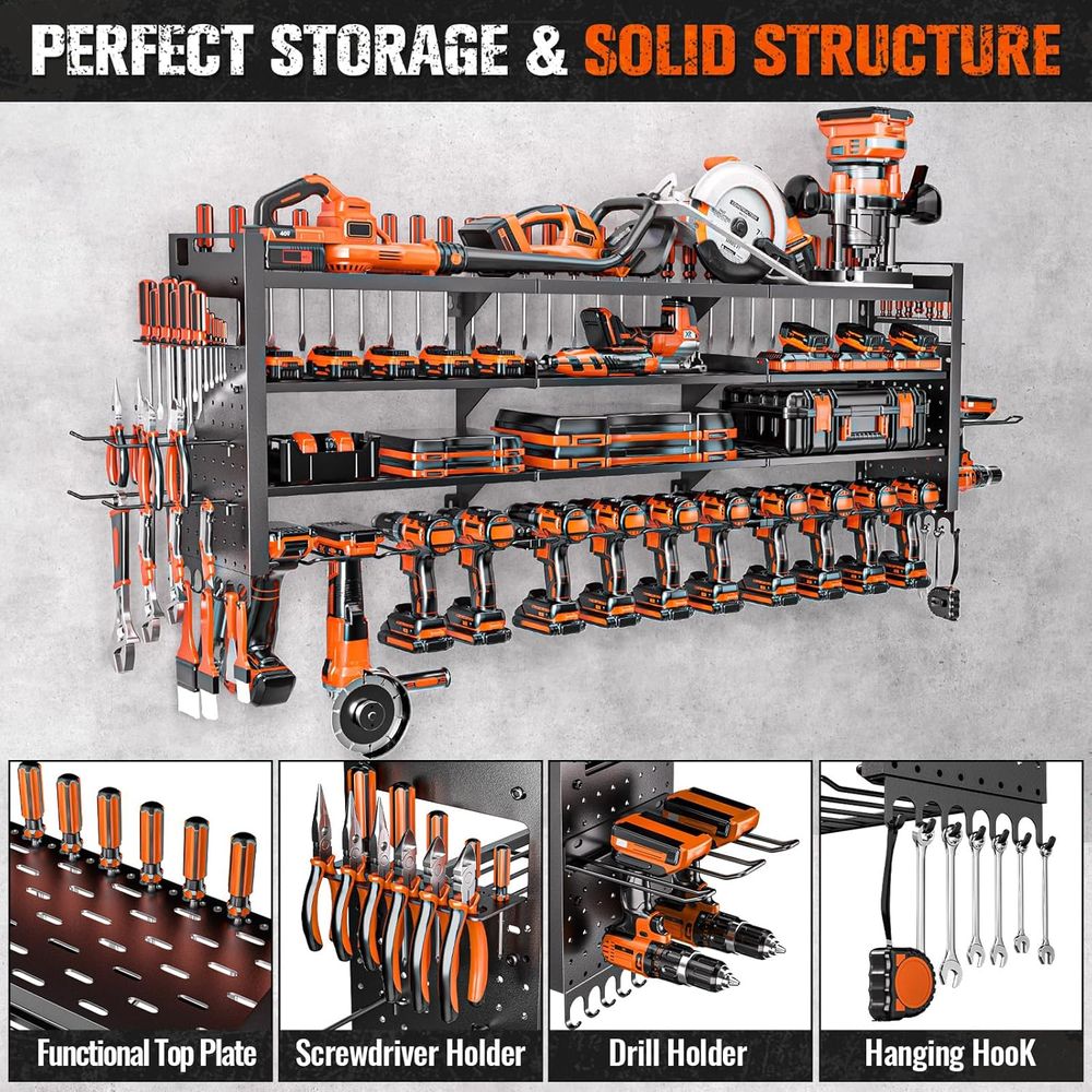 Large Power Tool Organizer Wal - đánh giá và giá Power Tools Rack