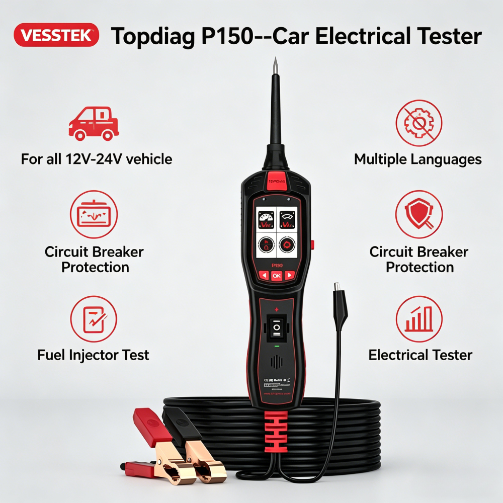 VESSTEK-TopDiag P150 Car Circu - đánh giá và giá Power Tools In Automotive