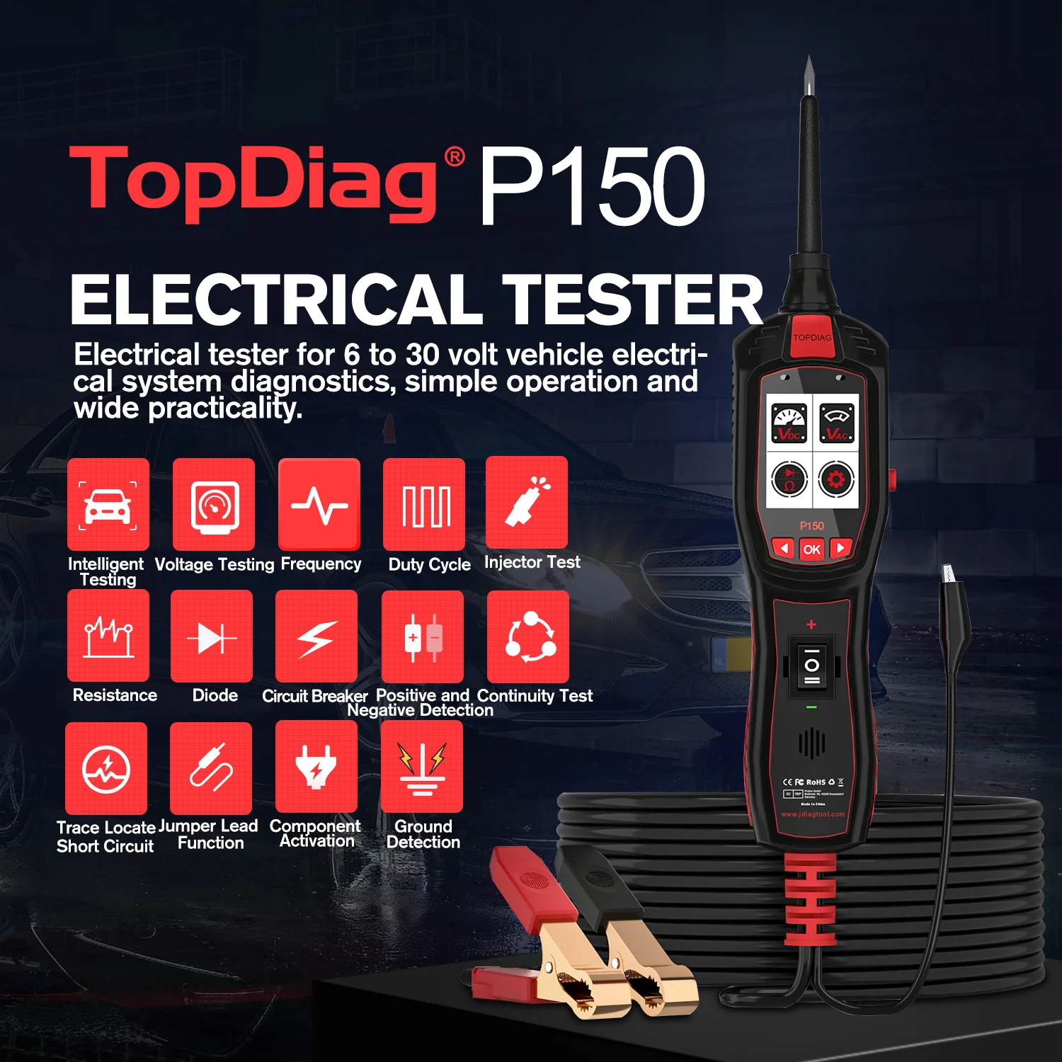 VESSTEK-TopDiag P150 Car Circu - đánh giá và giá Power Tools In Automotive