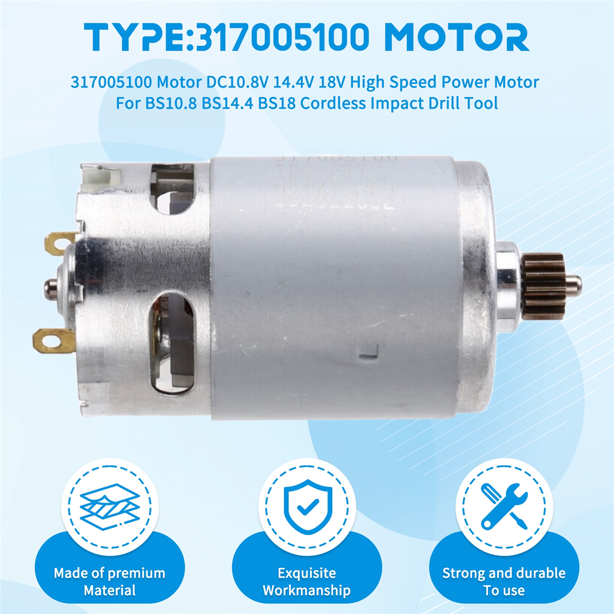 A002 317005100 Motor DC10.8V 1 - đánh giá và giá Power Tools Drill
