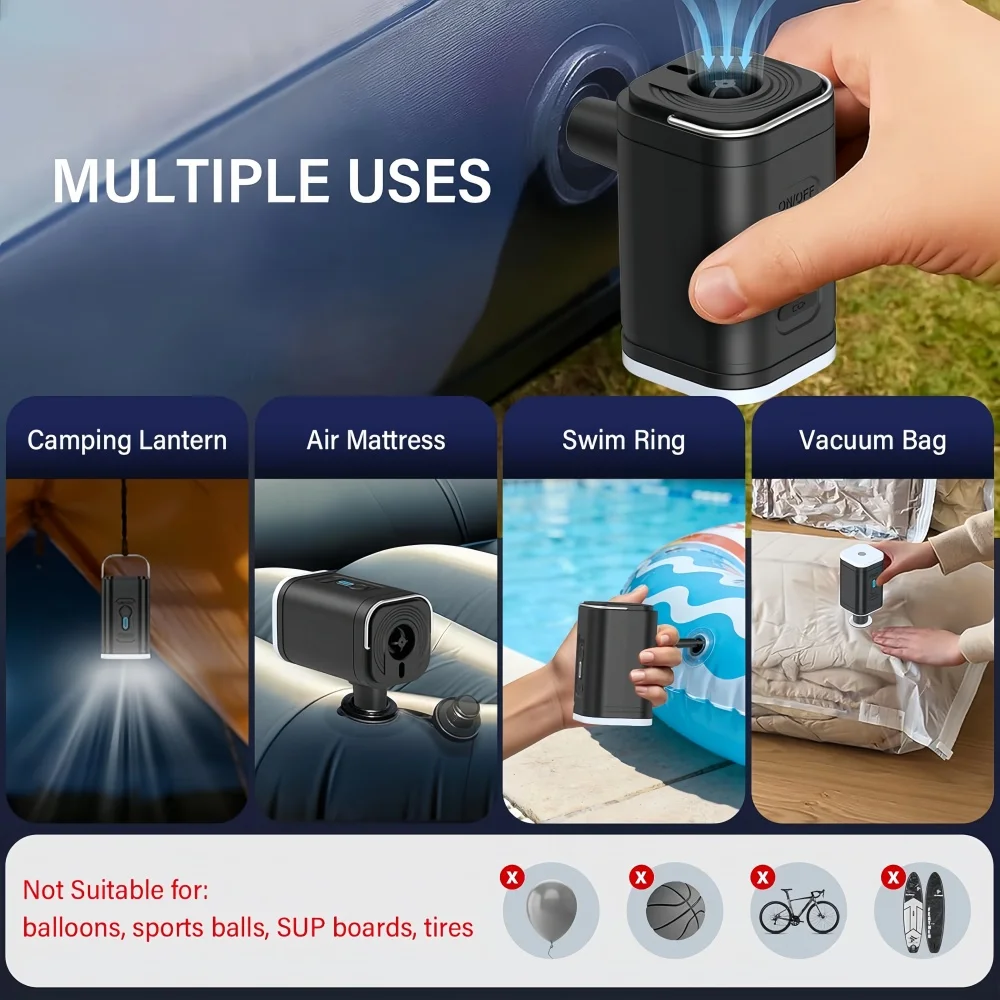 Mini Portable Air Pump，Recharg - đánh giá và giá Air Compressor Mini