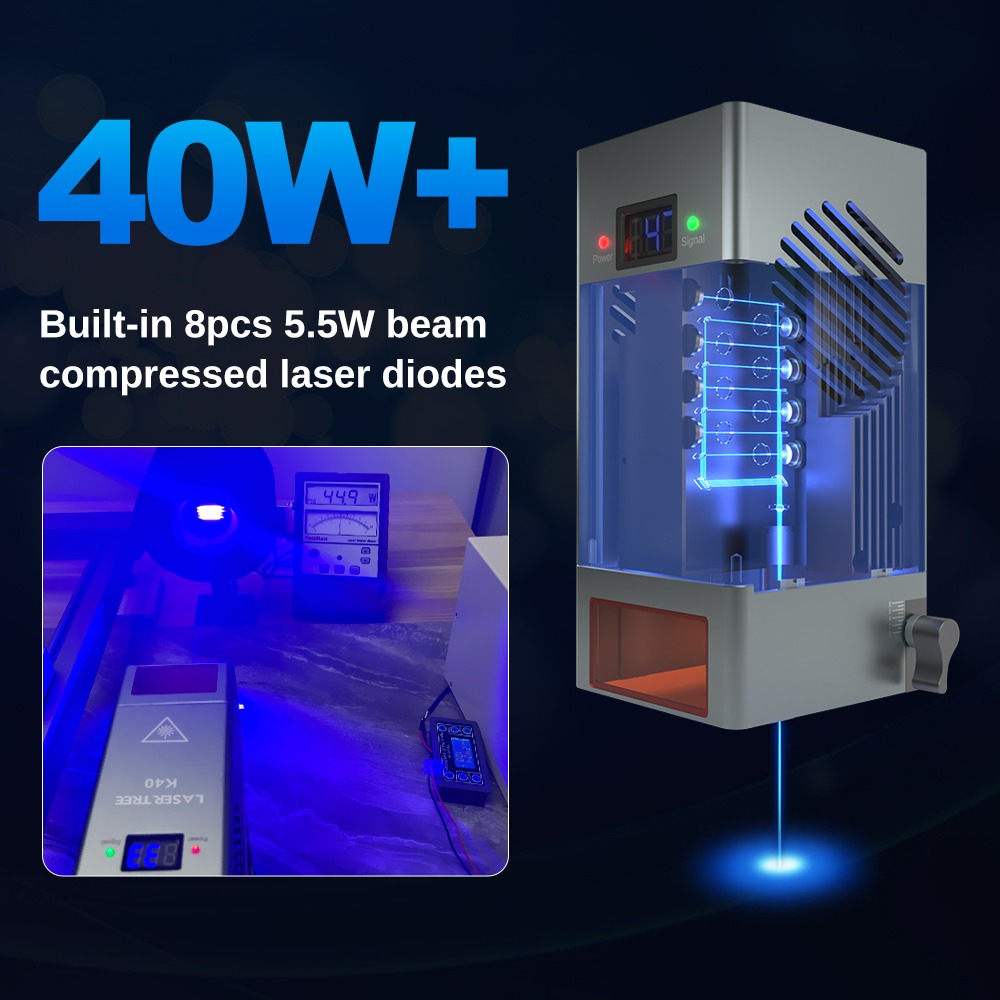 K40 44w high optical power 450 - đánh giá và giá Power Tools Machine