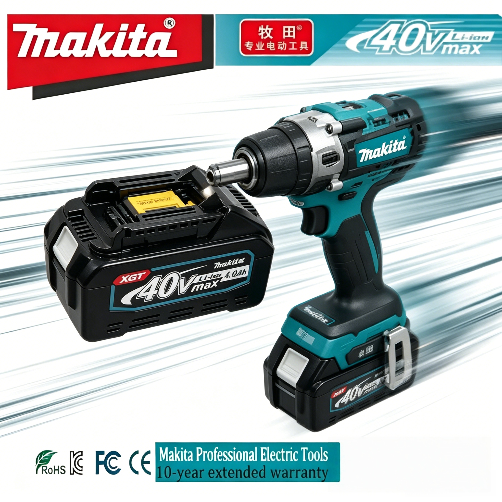 100%Makita 40V 4.0Ah XGT Lithi - đánh giá và giá Makita Power Tools Xgt