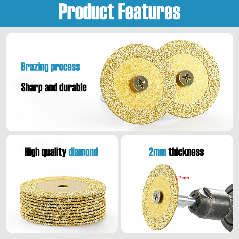 40mm Braze Diamond Saw Blade M - đánh giá và giá Power Tools Machine