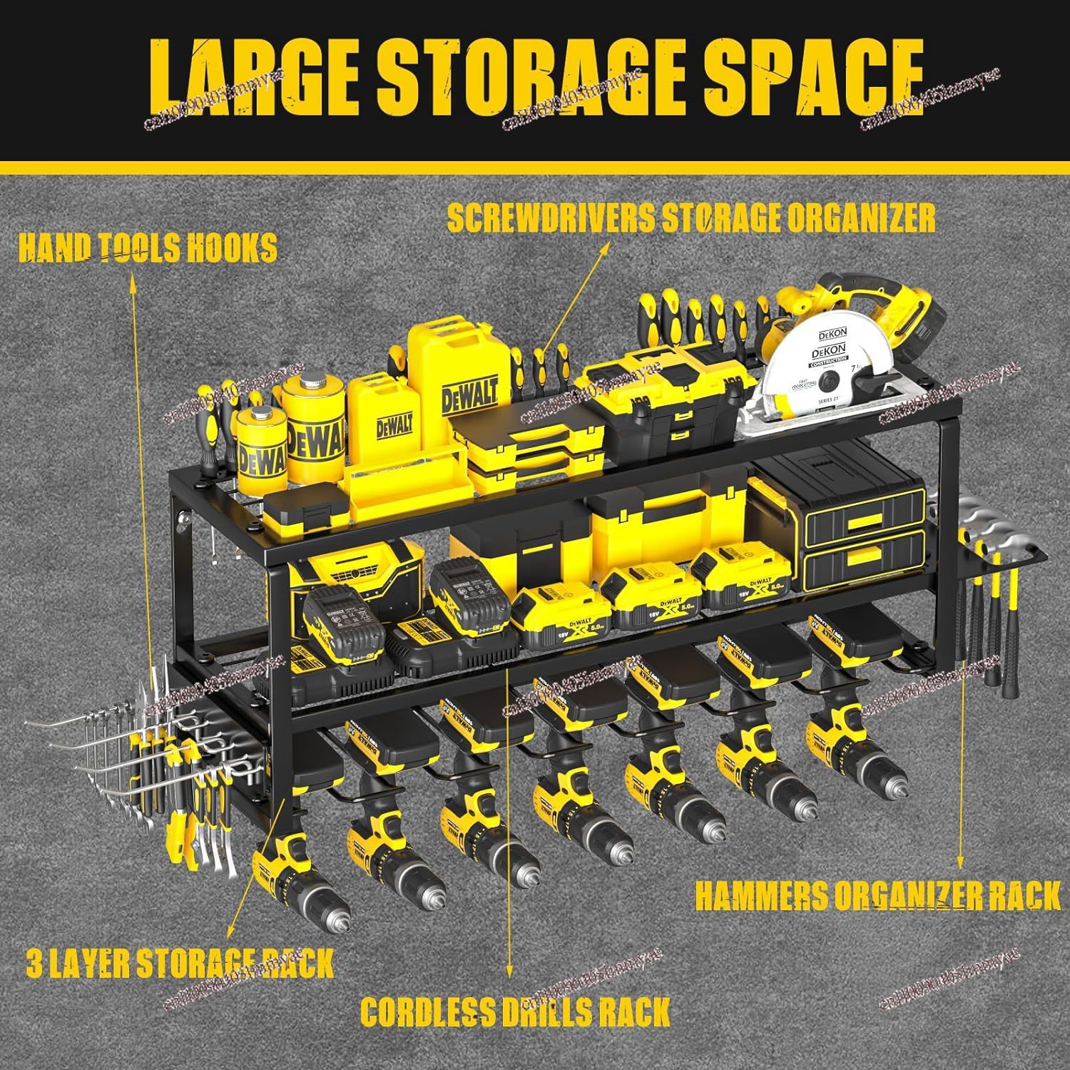 Heavy-duty Power Tool Storage  - đánh giá và giá Power Tools Rack