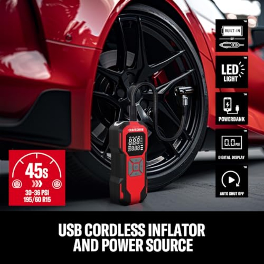 Tire Inflator Portable Air Com - đánh giá và giá Air Compressor Mini