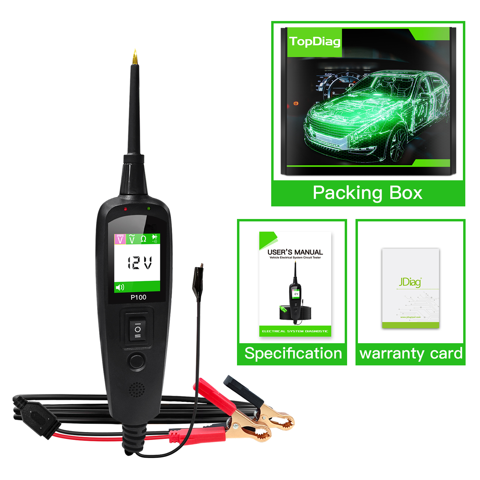 For TopDiag P100 - 2m Car Elec - đánh giá và giá Power Tools In Automotive