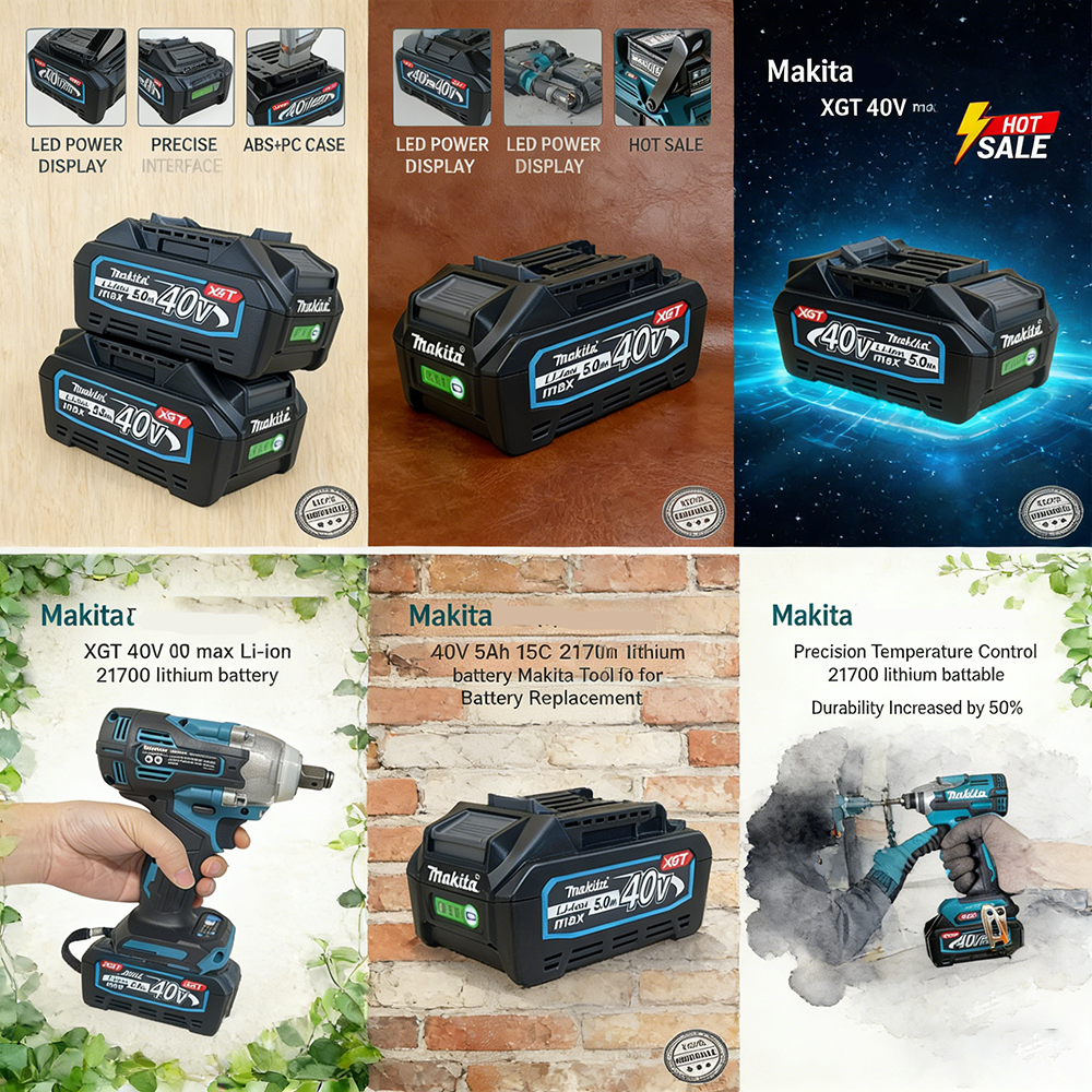 Original Makita 40V 5.0Ah 2170 - đánh giá và giá Makita Power Tools Xgt