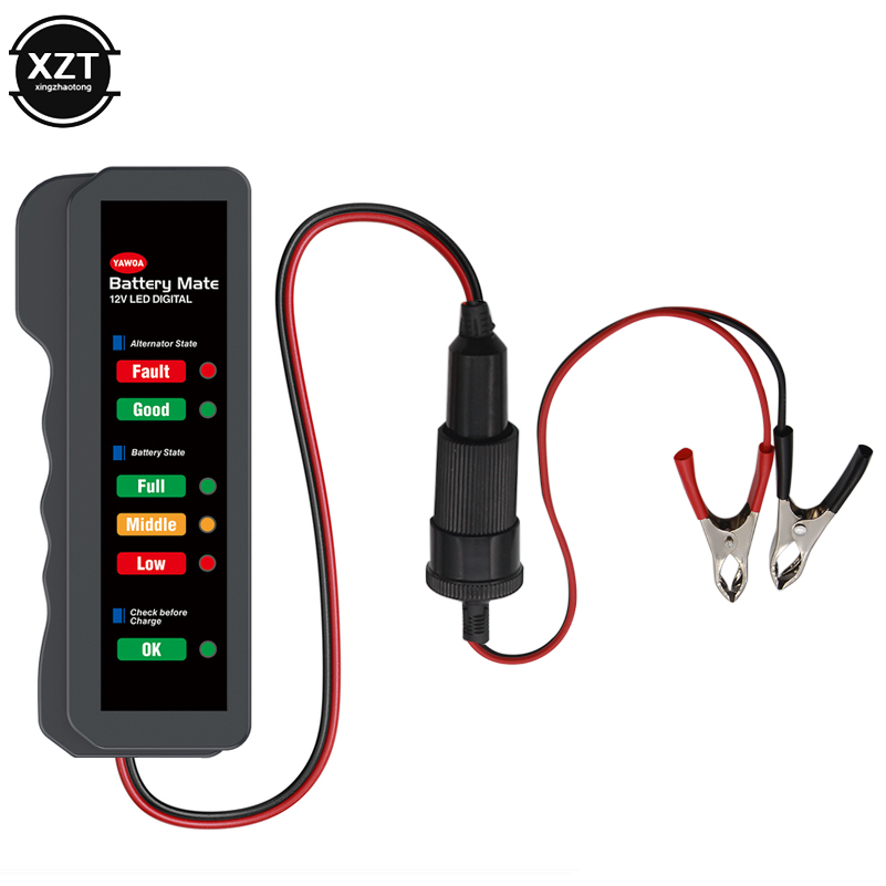 Car Battery Tester 6 LED Displ - đánh giá và giá Power Tools In Automotive