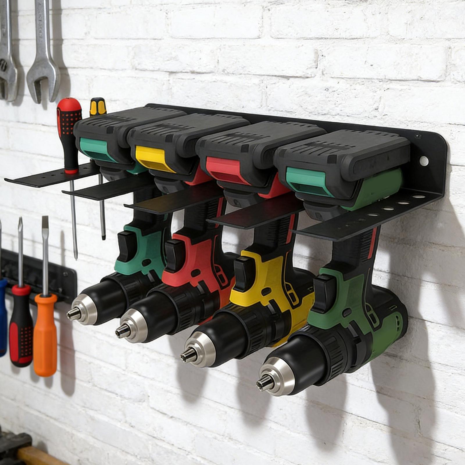Electric Drill Holder with Scr - đánh giá và giá Power Tools Rack